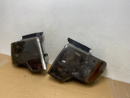 2009 to 2014 Ford F-150 F150 Left+Right Halogen Headlights AH7759 DW2