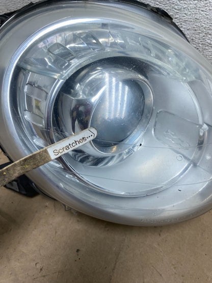 2012 to 2017 Fiat 500 Right Passenger RH Halogen Headlight AG4616 DW3
