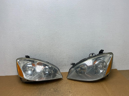 2002 to 2004 Nissan Altima Left+Right Side Set Halogen Headlights AE1613 DW0
