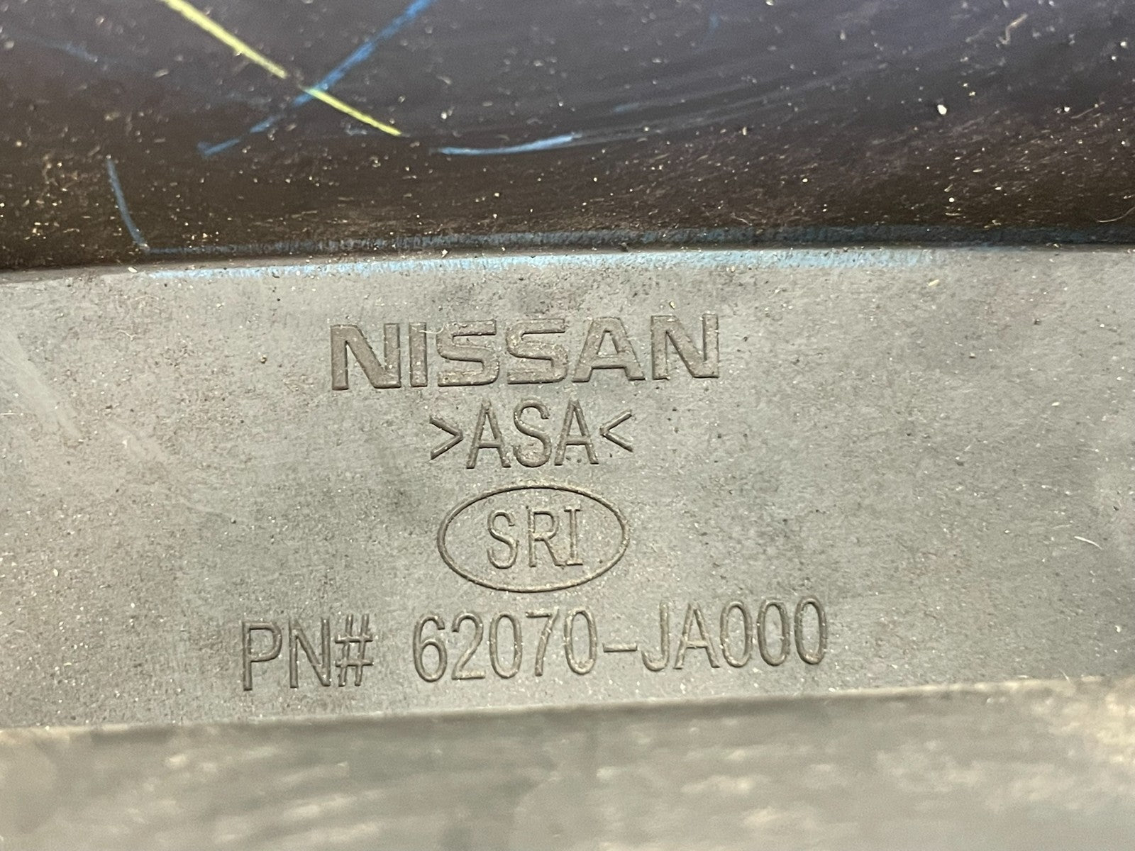 Sedan 2007 2008 2009 Nissan Altima Front Upper Grill Grille AF8702 DG4