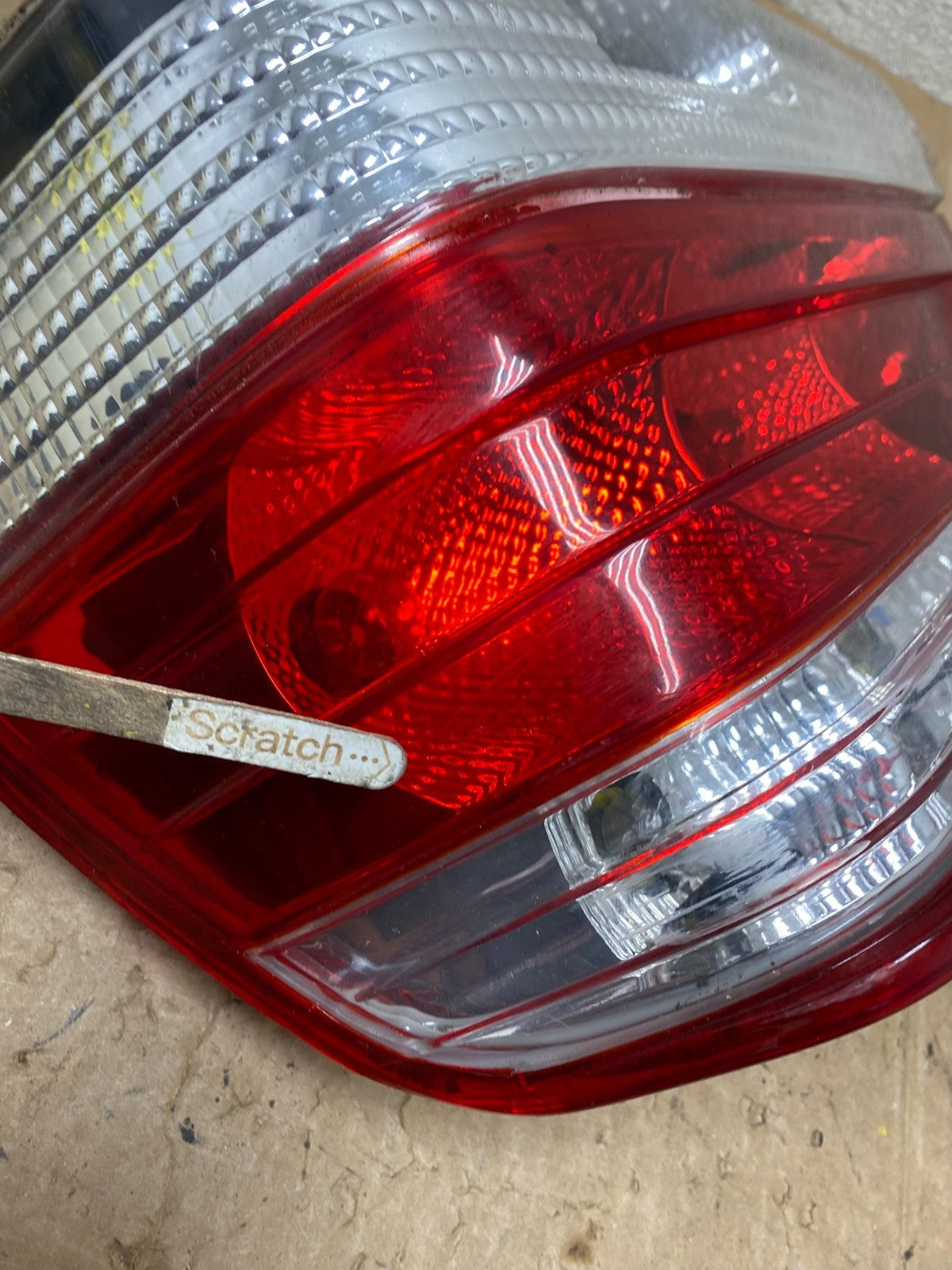 1998 to 1999 Mercedes-Benz W140 Right Passenger Side Rh Tail light OEM W9095 DG4