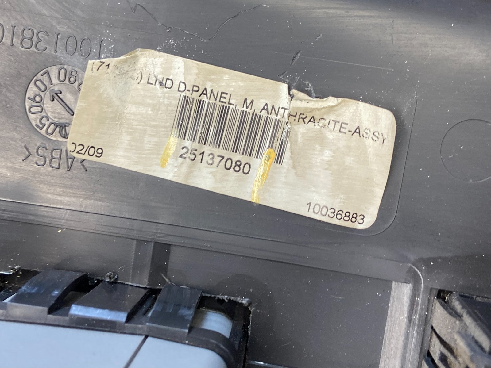 2018 Mack Dash Panel with Rocker Switches 84MT5102M CXU612 AB22755