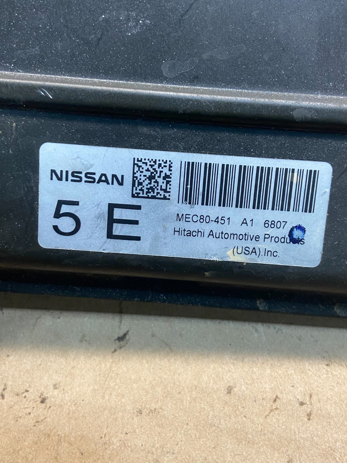 2006 Nissan Pathfinder 4.0L Ecm Ecu Computer Module MEC80-451 A1 AE2472 DG2