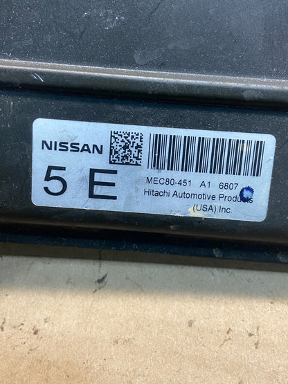 2006 Nissan Pathfinder 4.0L Ecm Ecu Computer Module MEC80-451 A1 AE2472 DG2