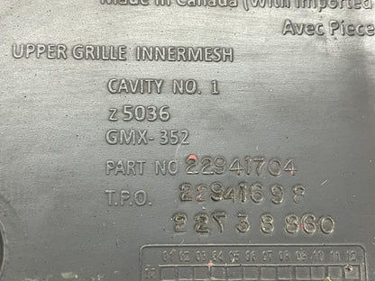 2014 2015 2016 Chevrolet Impala Front Upper Grill Grille AG9972 DG4