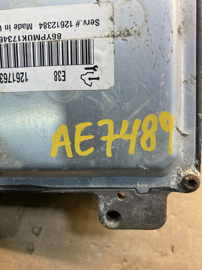 2008 Chevrolet Silverado 2500 5.3L Engine Control Module ECM ECU AE7489 DW3