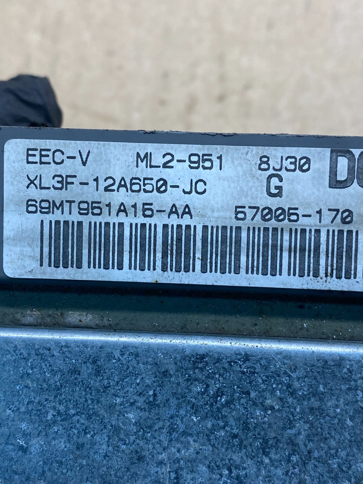 1999 Ford F-150 F150 4.2L Engine Control Unit ECU Computer Module ah1688 DG2