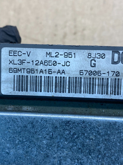 1999 Ford F-150 F150 4.2L Engine Control Unit ECU Computer Module ah1688 DG2