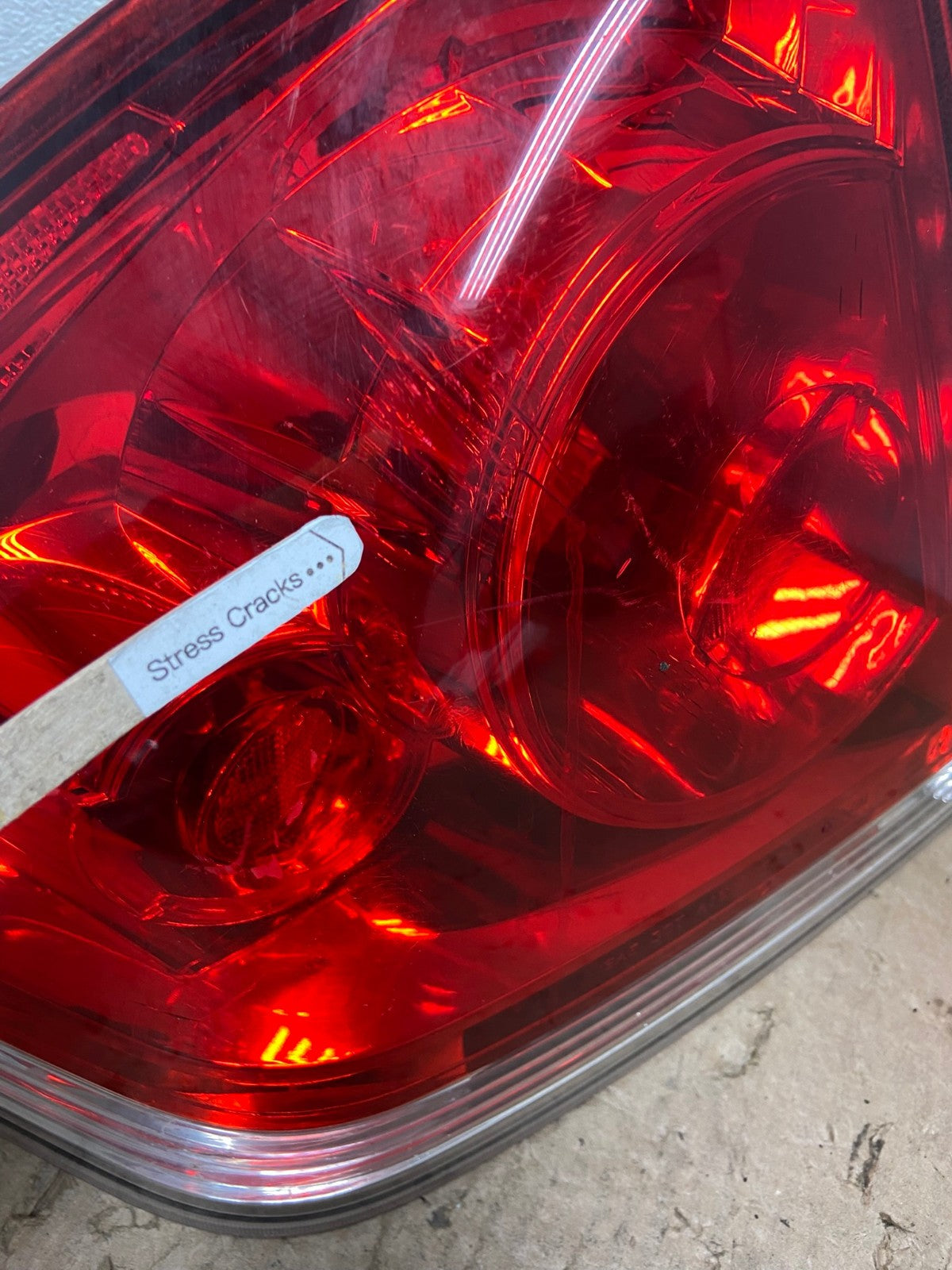 2006 to 2012 Chevrolet Impala Left Driver Lh Side Tail Light AG1395 LK4