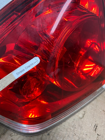 2006 to 2012 Chevrolet Impala Left Driver Lh Side Tail Light AG1395 LK4