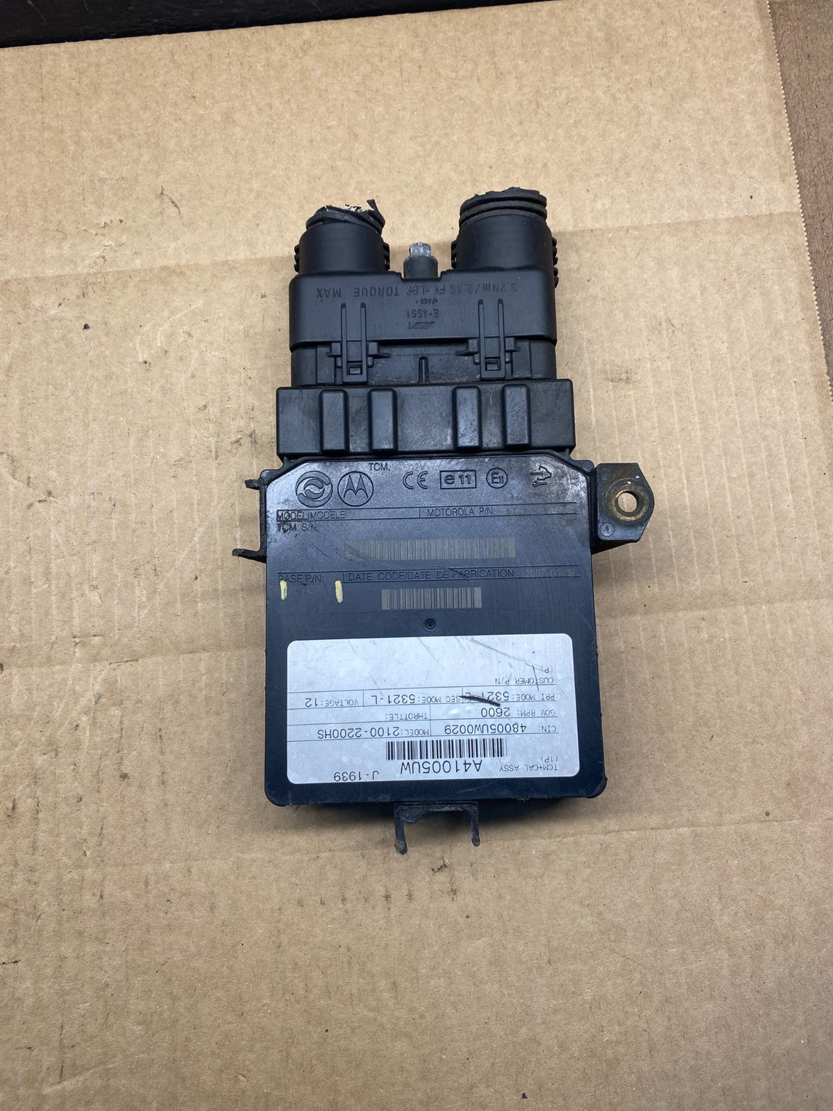 Allison Transmission Control Module 29545322 AG9564 DG0
