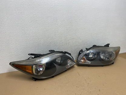 2005 2006 2007 Scion Tc Left+Right Side Halogen Headlights AE7218 DW2