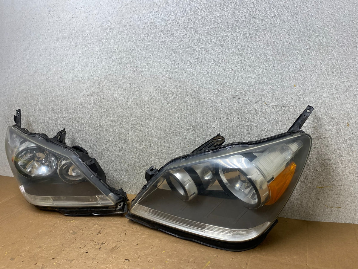 2005 2006 2007 Honda Odyssey Left+Right Set Halogen Headlights V5964 DW1