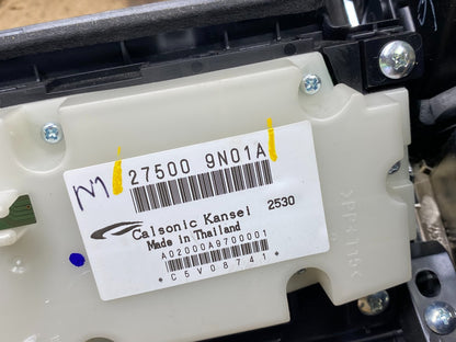 2009-2014 Nissan Maxima Center Console Climate Control Radio Bezel OEM W9709 DG5