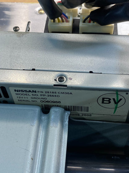 2006 to 2007 Infiniti G35 Radio Player Climate Control Panel Bezel AE7846 DW6