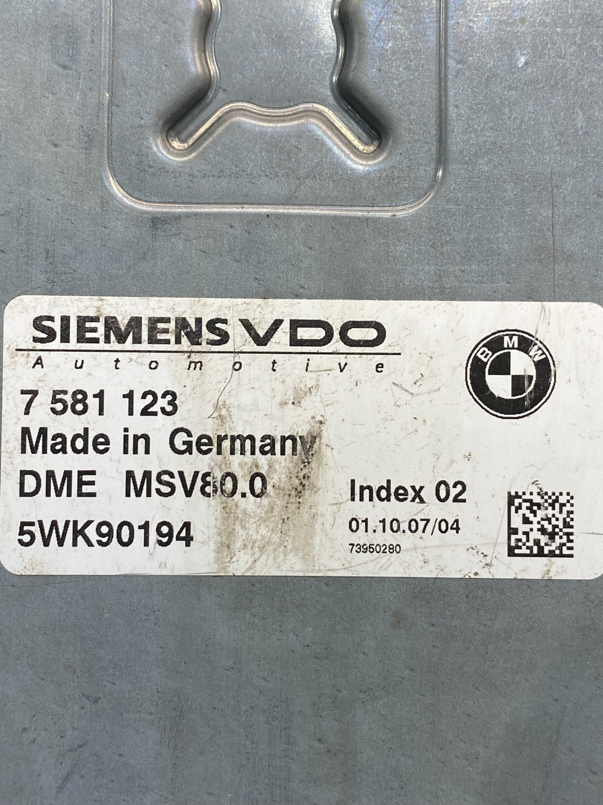 2007 - 2011 BMW 328i 528i E90 ECM ECU Engine Computer 7581123 ad7379 DG2