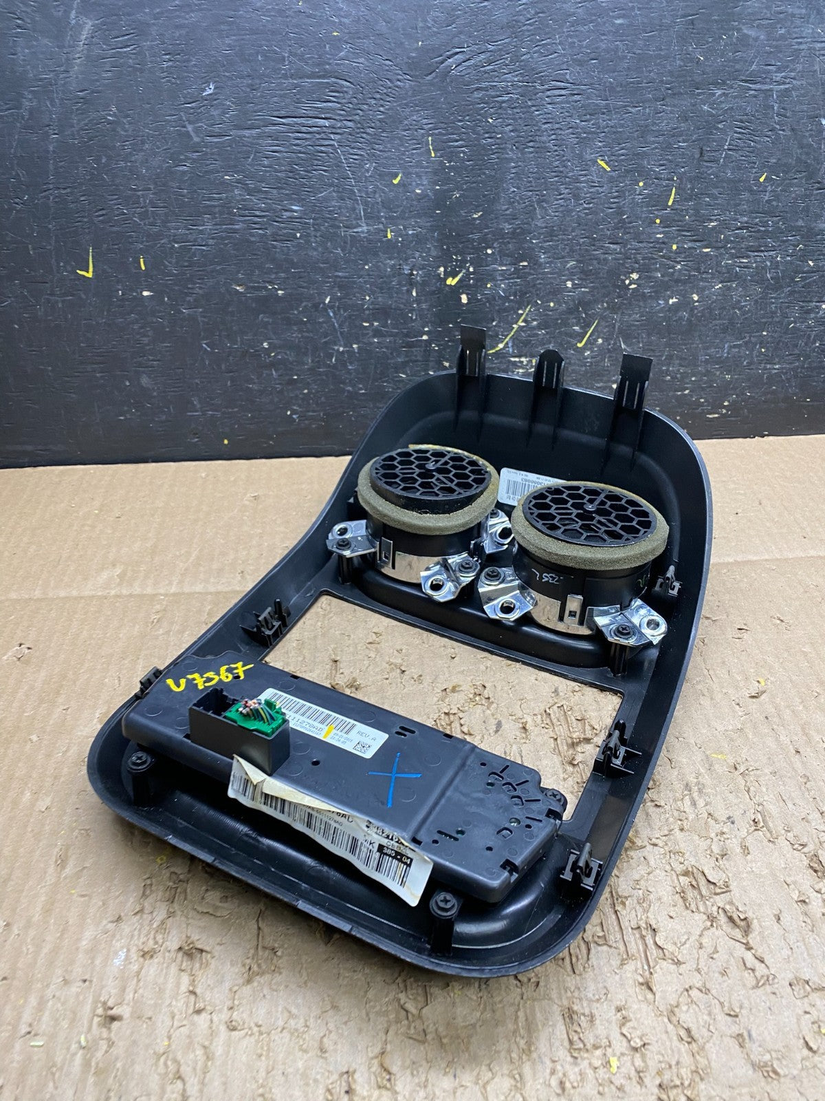 2011 to 2017 Jeep Compass Dash Climate Temperature Control Radio Bezel V7367 DG6