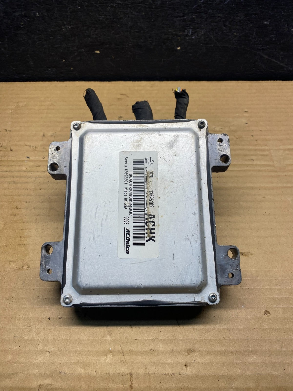 2018-2020 Chevrolet Trax Sonic Ecu Engine Control Module Ecm 12695102 AE6227 DG1