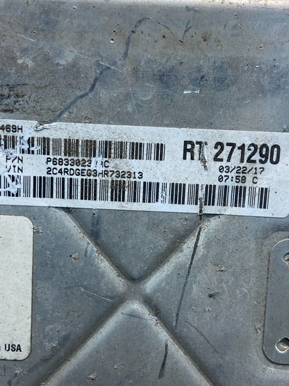 2016 2020 Dodge Caravan Engine Control Unit ECU Module AE4723 DW2