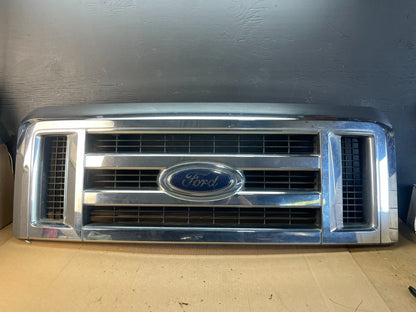 2008 to 2014 Ford Econoline E150 E250 Front Upper Chrome Grill Grille ad5728 DG0