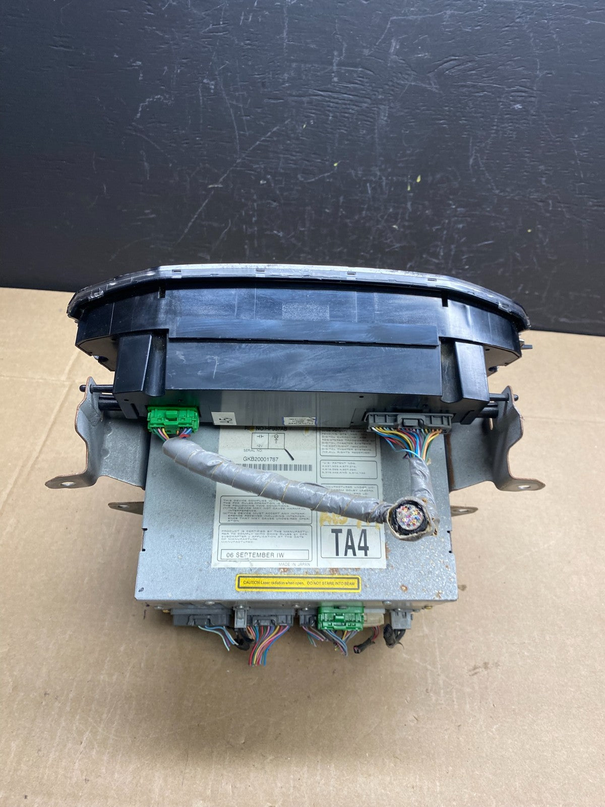 2007 to 2009 Acura Mdx Radio Stereo 6 CD Player Climate Control Pan OE ab9198 DG5