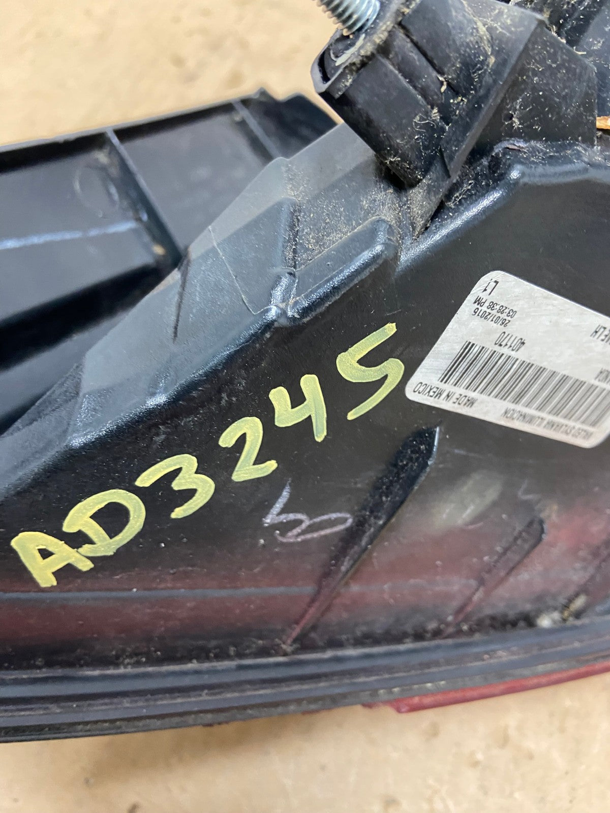 2012-2019 Nissan Versa Sedan Left Driver LH Side Tail Light AD3245 LK7