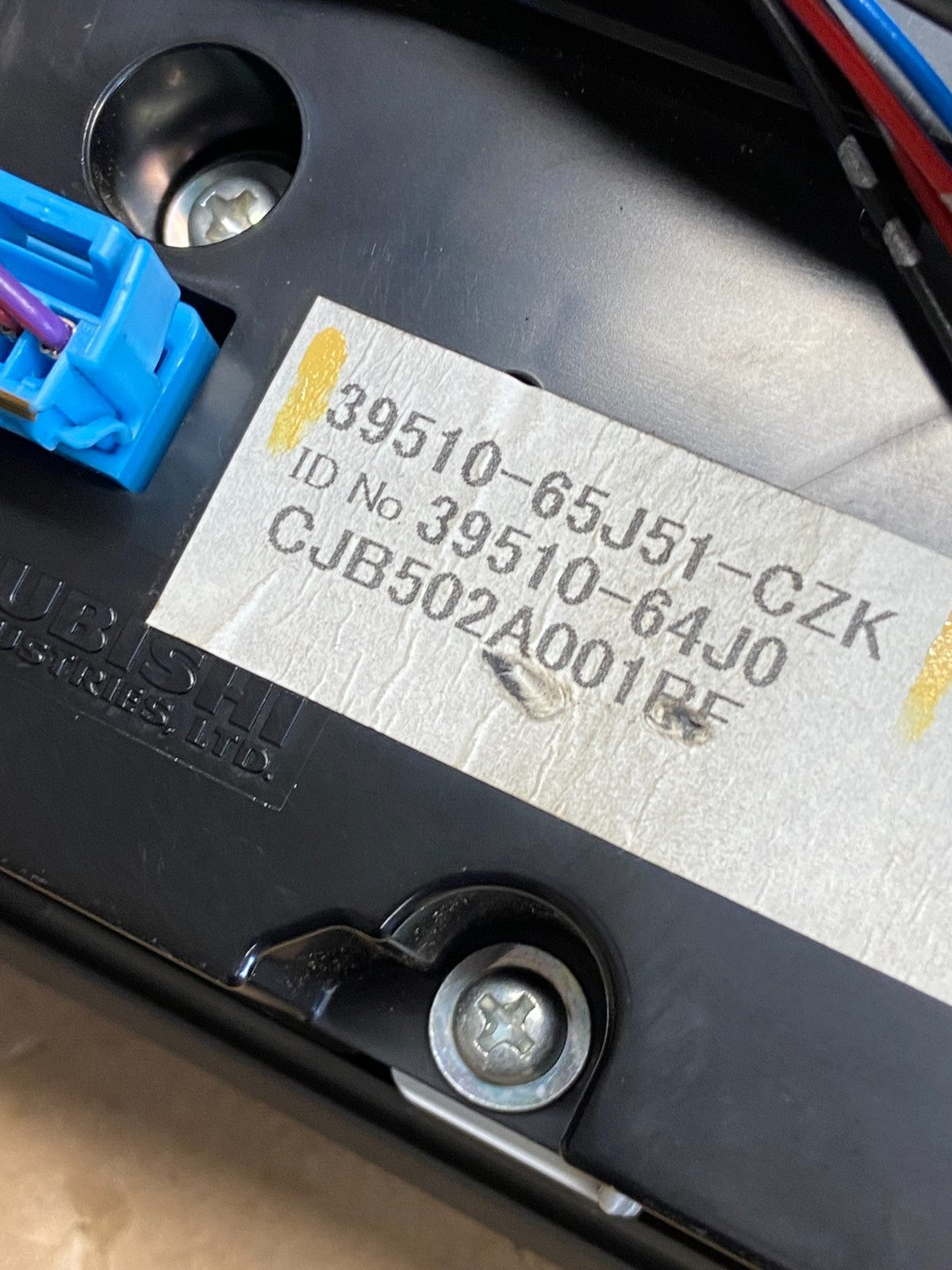 2006 2008 Suzuki Grand Vitara Climate Control Hvac A/C Panel AG5139 DG5
