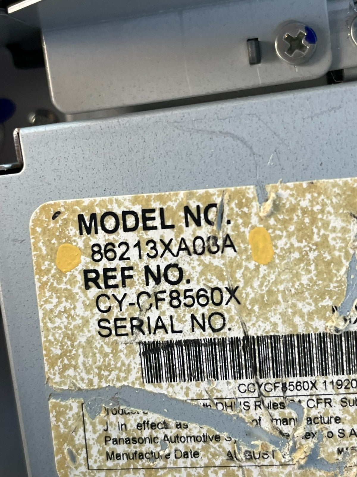 2006-2009 Subaru Tribeca Radio CD Player Climate Control Bezel Panel ae3408 DG11