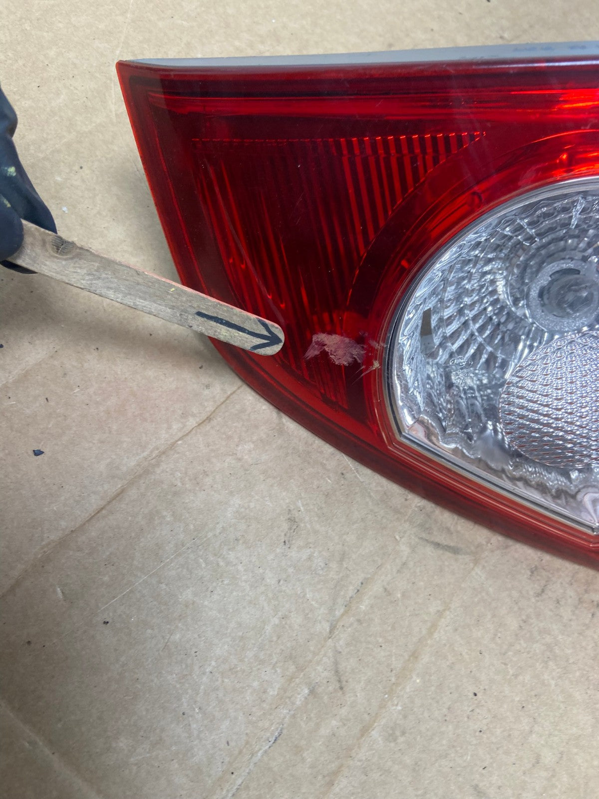2009-2010 Toyota Corolla Right Passenger Rh Side Tail Light Inner AD5379 LK4