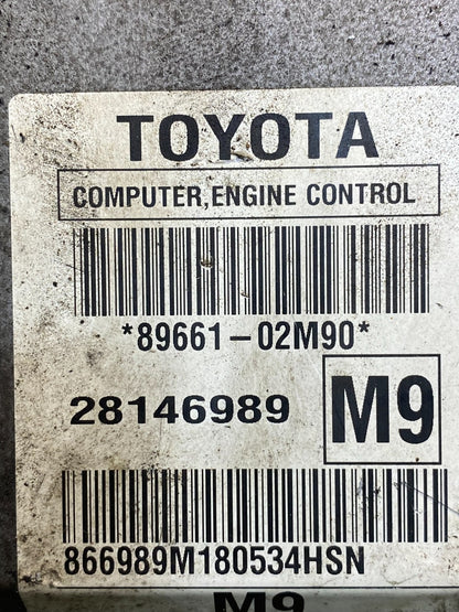 2010 Toyota Corolla Engine Control Computer ECU PCM ag9573 DG2