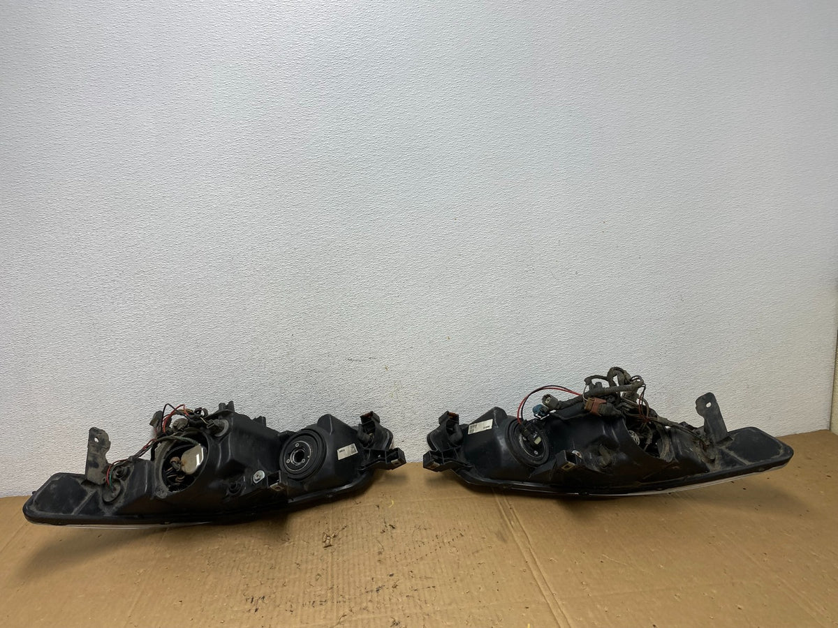 2004-2008 Acura TL Headlight Left+Right Set Black LED Headlights AD2474 DG7