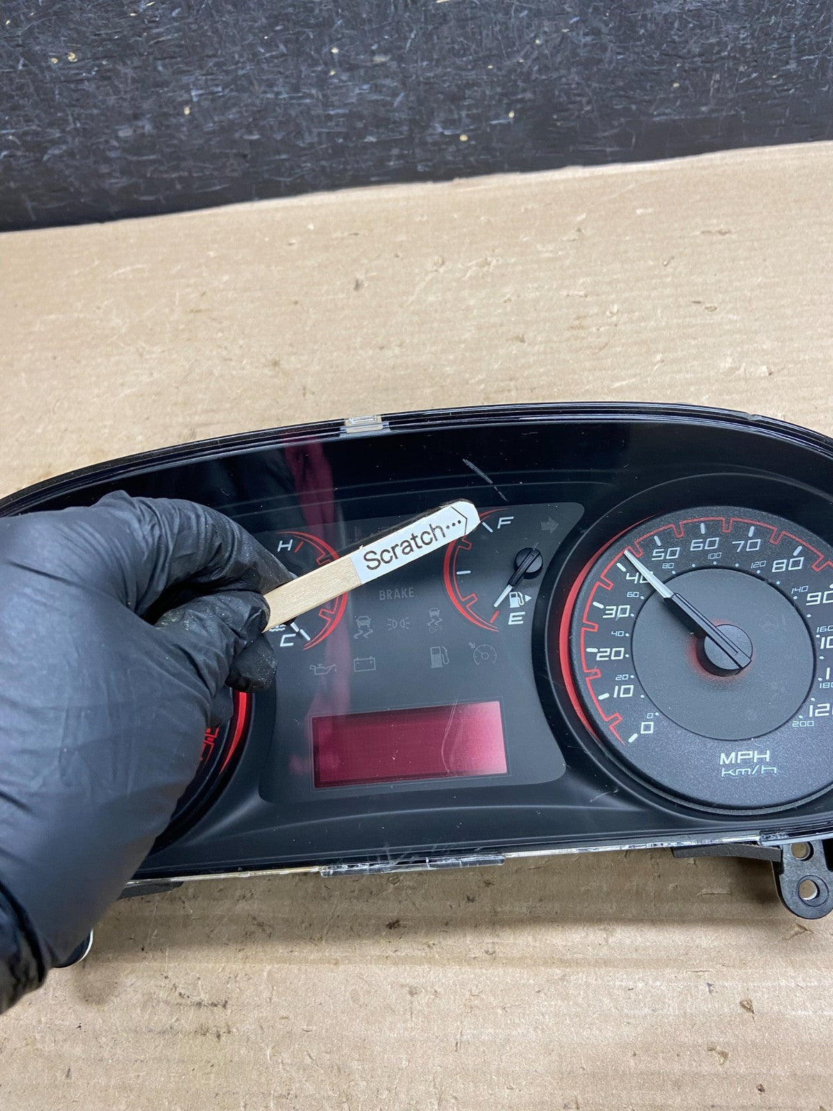 2015 Dodge Dart Speedometer Instrument Cluster Gauges 68242886ac AH3759 DG2