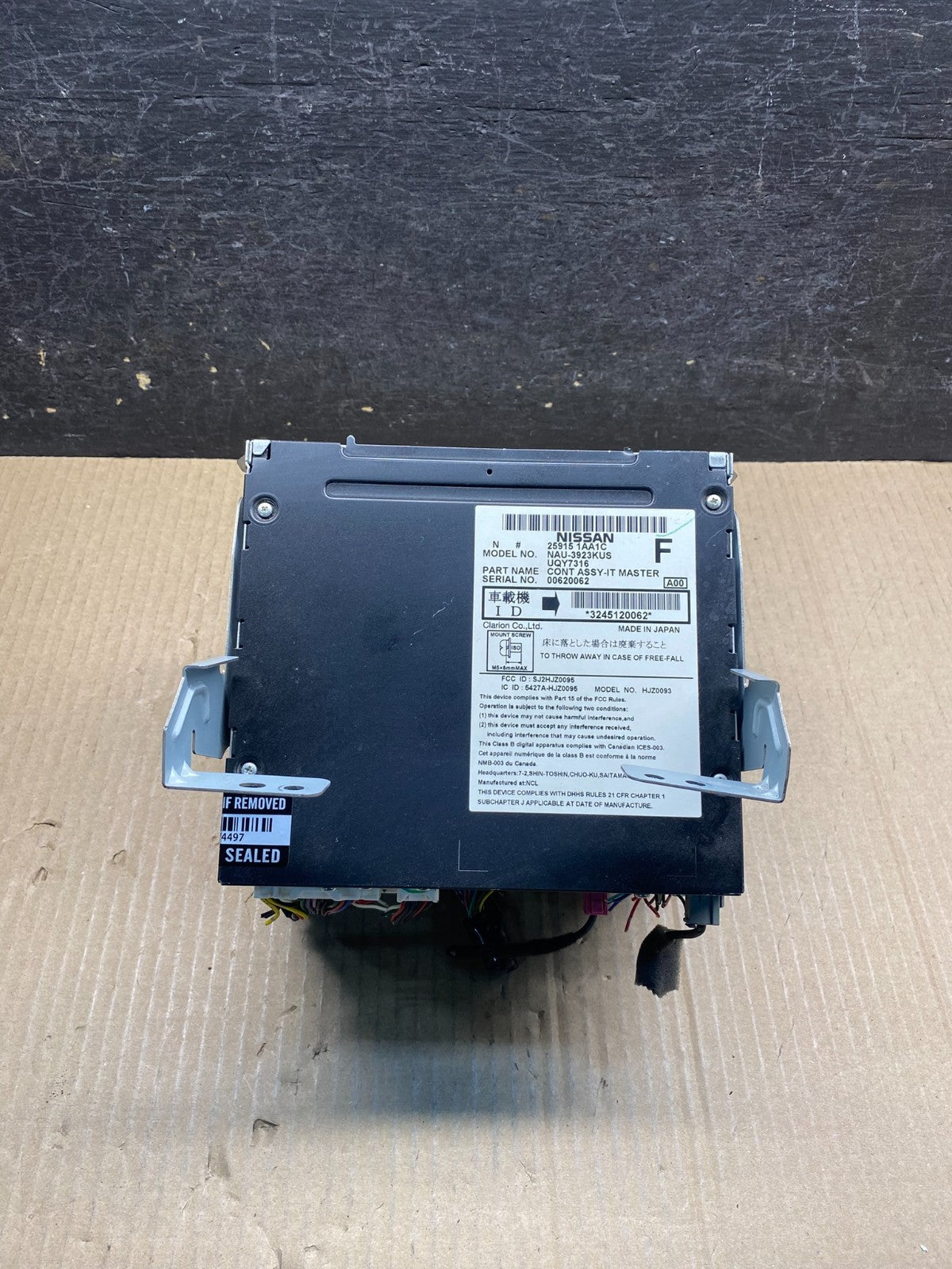 2009 - 2010 Nissan Murano Maxima Radio CD Navigation AI4849 DW3