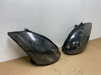 2003 to 2007 Infiniti G35 Coupe Left+Right Side Headlights AF50342