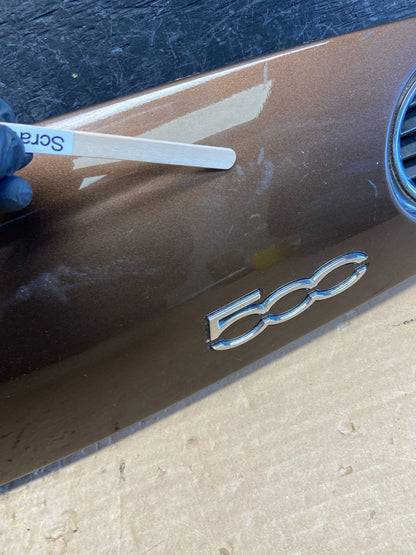 2012 to 2019 Fiat 500 Front Center Dashboard Vent Trim Bezel Blue ae3867 DG4