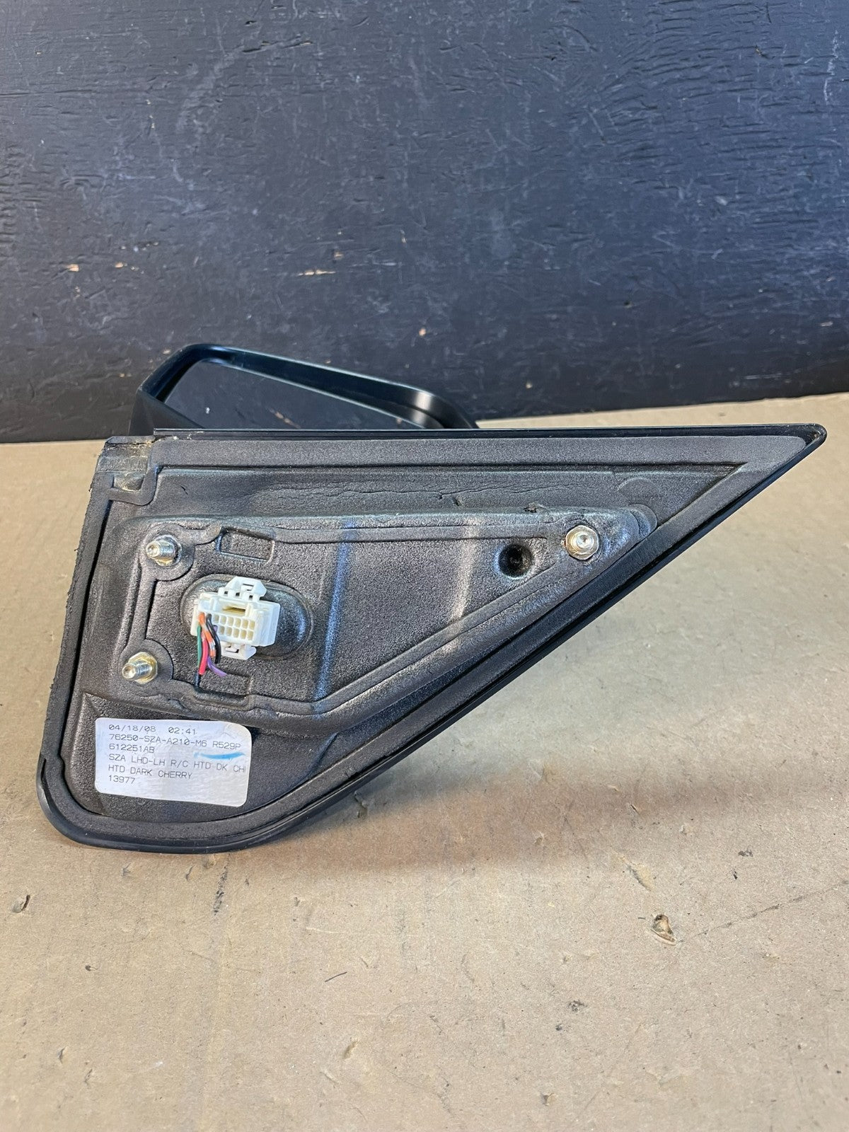 2009-2015 Honda Pilot Left Driver LH Side View Door Mirror AD5661 DW4