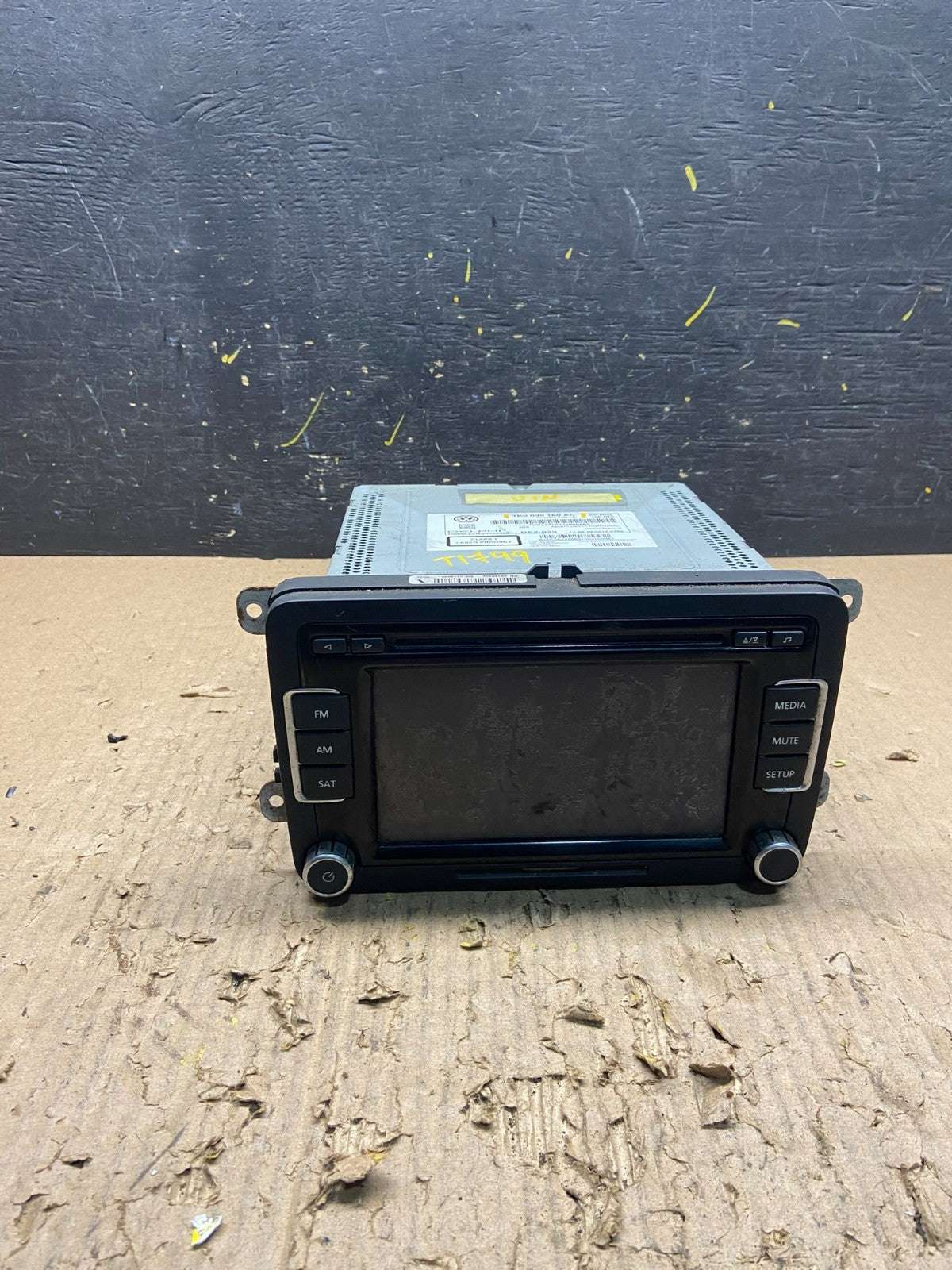 Volkswagen Navigation Radio Head Unit 1k0035180ac T1799 PS0