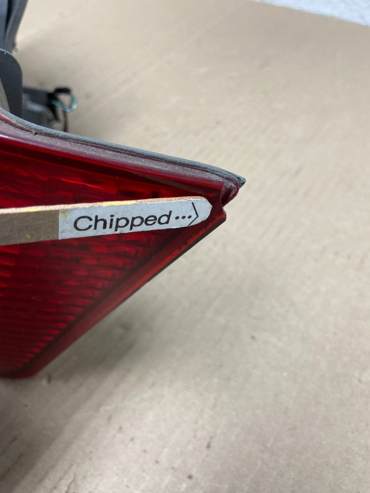 2005 Honda Accord Left Side Driver Lh Inner Trunk Lid Tail Light AF5806 LK5