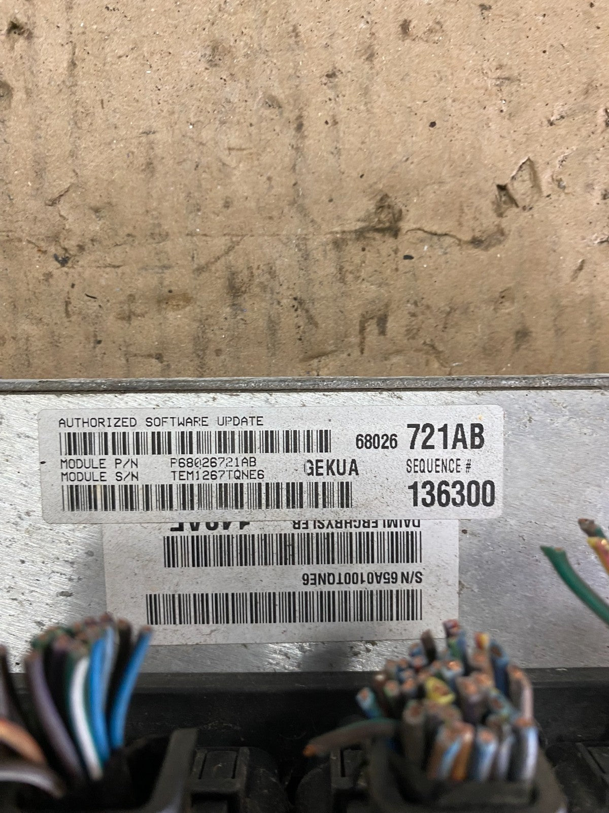 2007 Jeep Commander 4.7L Engine Computer ECM P68026721AB p0303 DG3