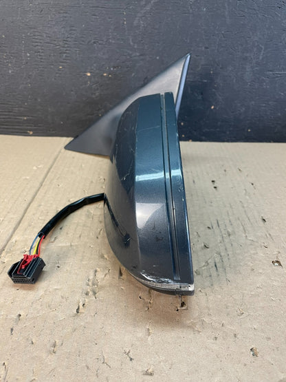 2009 to 2012 Audi A4 Left Driver LH Side View Power Door Mirror AE0705 DW9