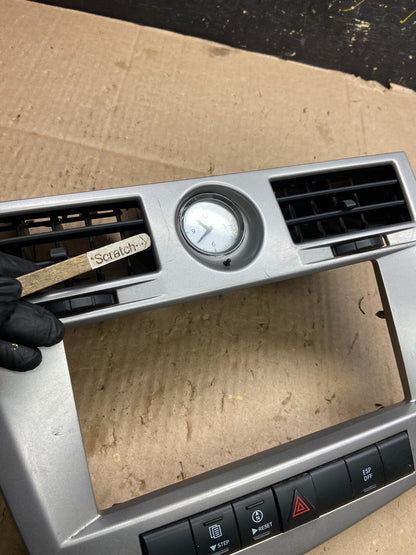 2007 2010 Chrysler Sebring Center Dash Radio Clock Bezel Trim Panel Oem y5420 DG4