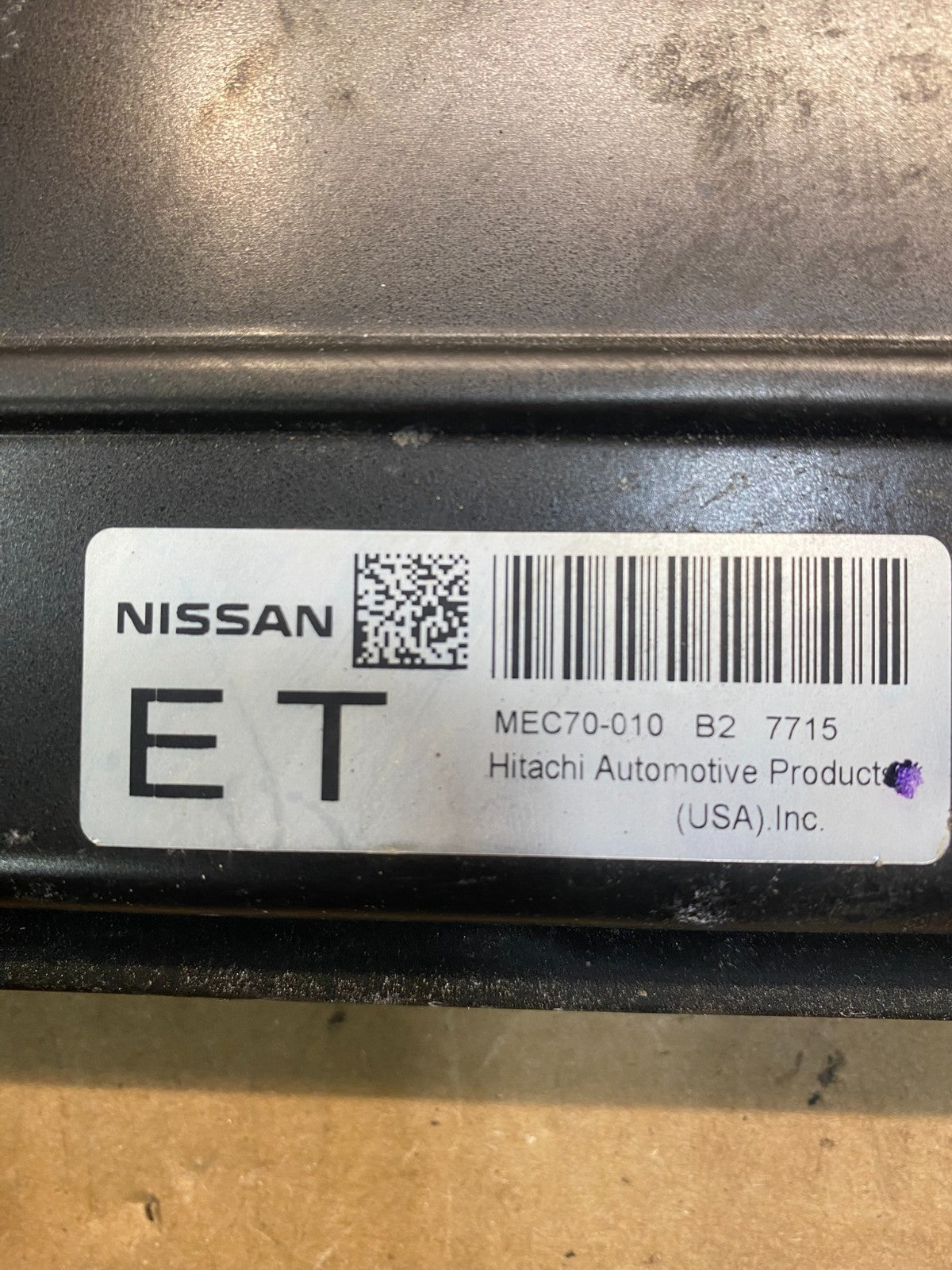 2006 2007 Nissan Pathfinder 4.0L Ecm Ecu Computer Module mec70-010 b2 AB4110 DG2