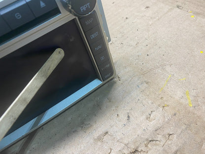 2009 Lincoln Mkx Am Fm Cd Player Radio Navigation Screen Display Q2340 DG1