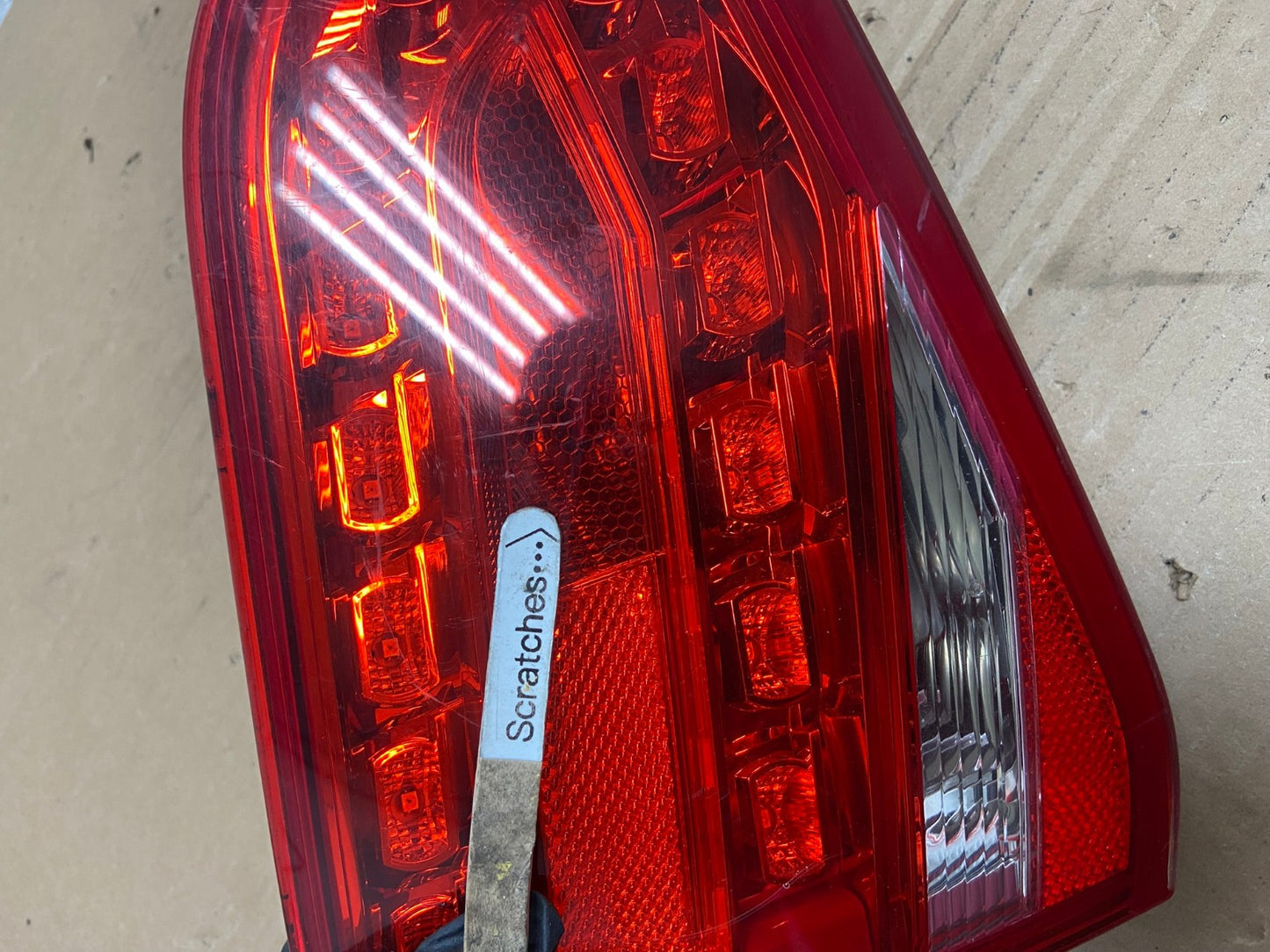 2009 2010 2011 2012 Audi A4 Sedan Left Driver Inner LED Tail Light AD4200 LK3