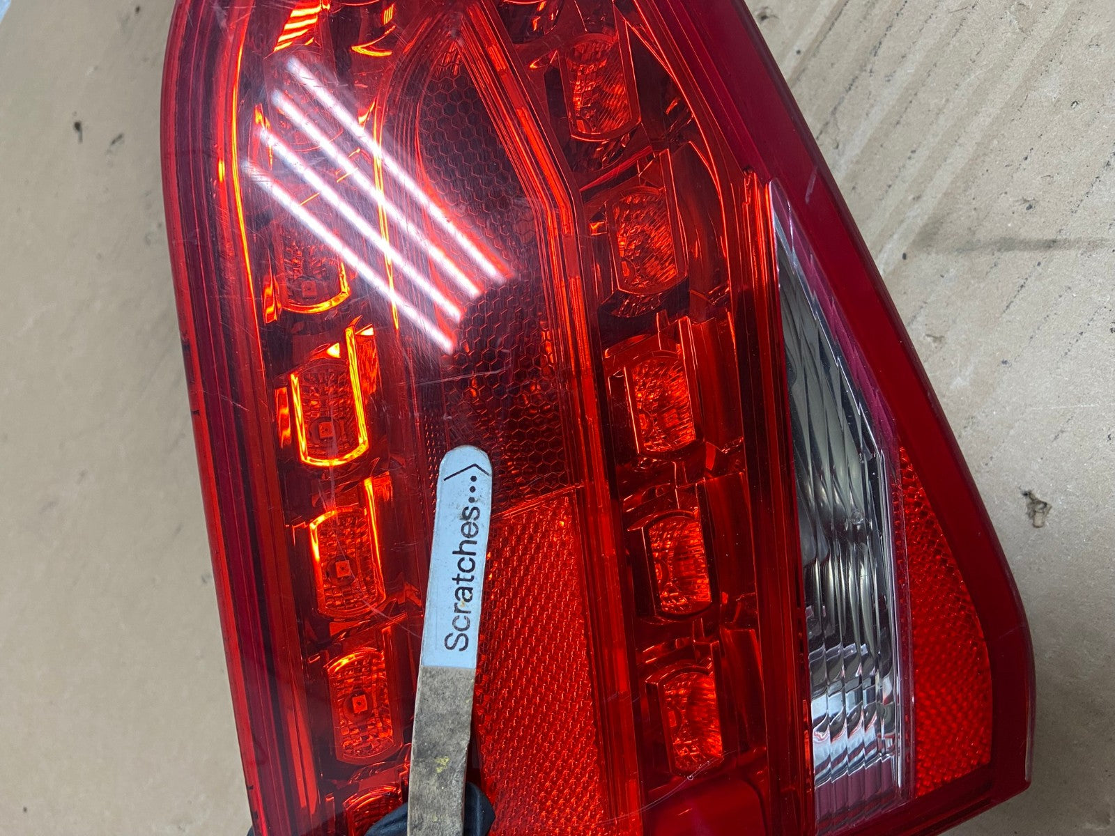 2009 2010 2011 2012 Audi A4 Sedan Left Driver Inner LED Tail Light AD4200 LK3