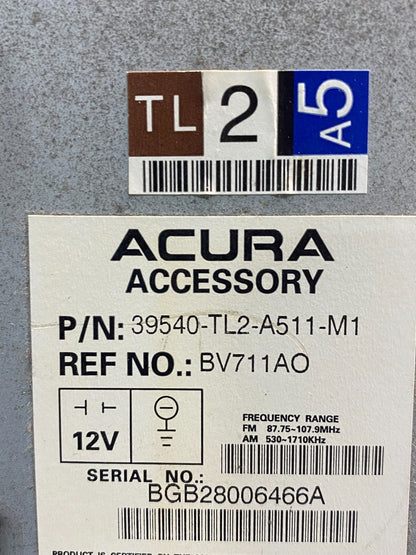 2011 to 2014 Acura TSX Audio Equipment Radio Receiver DVD AC8028 DG6