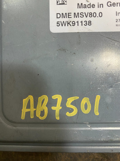 2008 - 2010 BMW 328i 528i E90 ECM ECU Engine Computer 7594941 AB7501 DG3