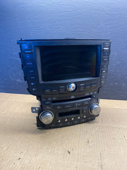 2007 2008 Acura TL Screen Display Navigation Radio Climate Control AD1577 DW0