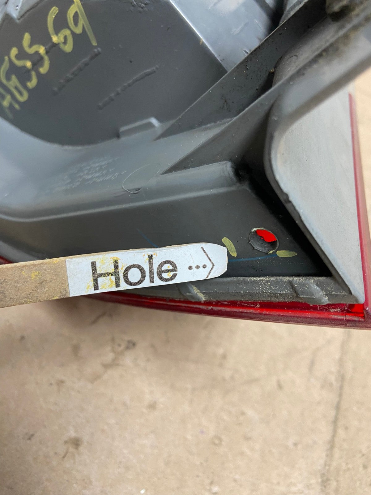 2005 2006 2007 Honda Odyssey Right Passenger RH Side Tail Light AG5569 LK5