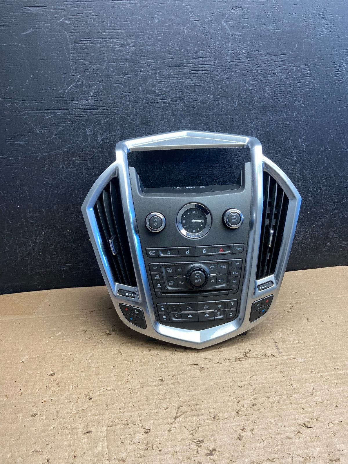 2011-2012 Cadillac SRX A/C Heater Radio Climate Control Panel Bezel OE ag8666 DG0